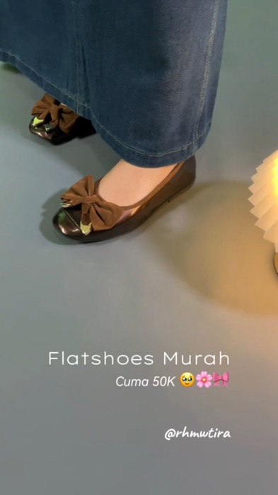 Flatshoes murah cuma 50K #RacunShopee #ViralDiShopeeVideo #PromoNonStop #Diskon40RB #flatshoes #flatshoeskerja #flatshoesmurah #flatshoeskorea