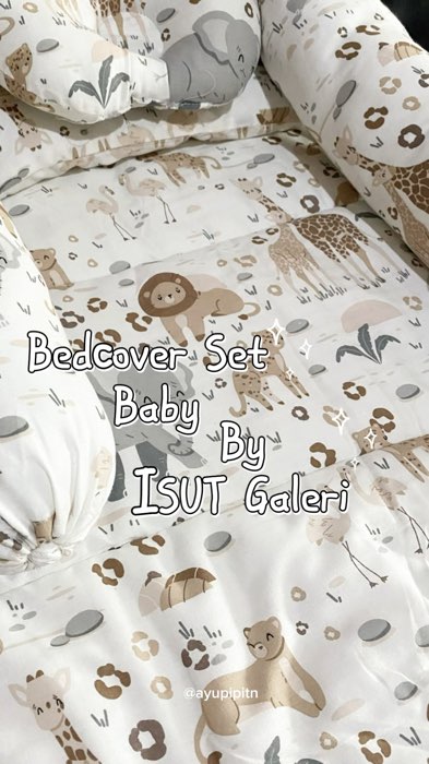 Bedcover set Baby By Isut Galeri🫶🏻 Nyaman dan Hangat! #bedcoverbaby #baby #bayi #newborn #perlengkapanbayi #kasurbayi #bedcover #fyp #viral