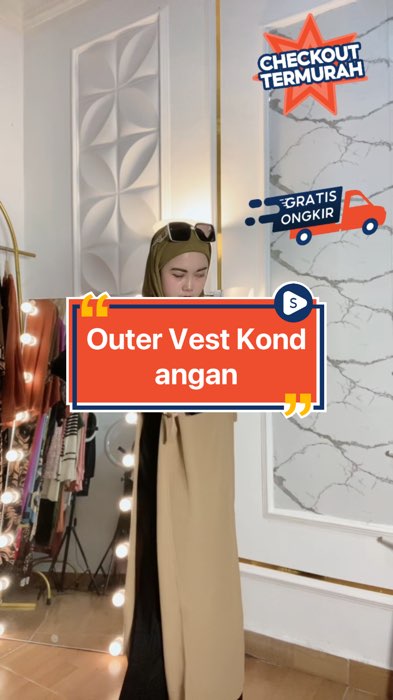 Outer vest premium cekout sekarang cuma 30ribuan #longvest #outer #outervest #outerkondangan #outerkekinian #outermurah #RacunShopee #bajumurah #fypシ