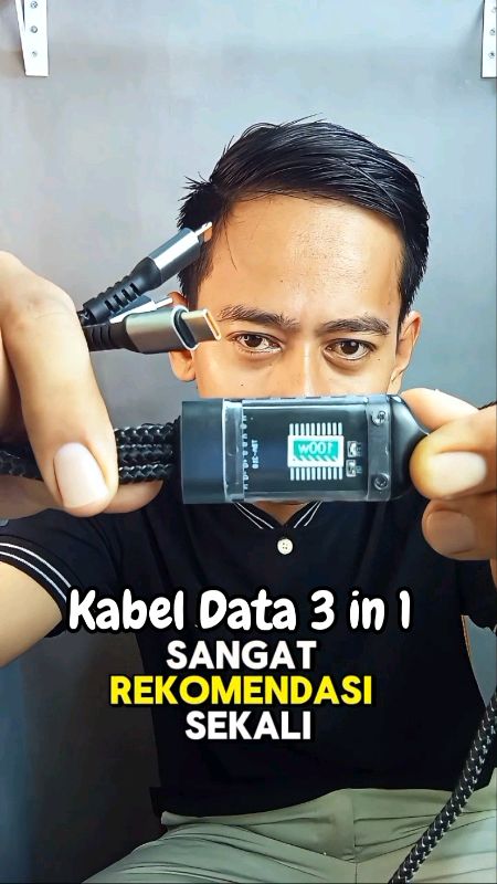 kabel data 3 in 1 #RacunShopee #SpillRacunShopee #kabeldata3in1 #kabeldata3in1fastcharging