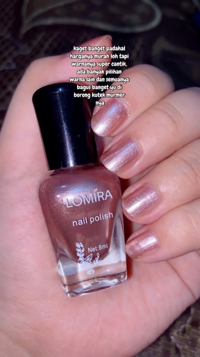 lomira nail polish kutek cantik murmer🥰 #kutek #kukucantik #nailpolish