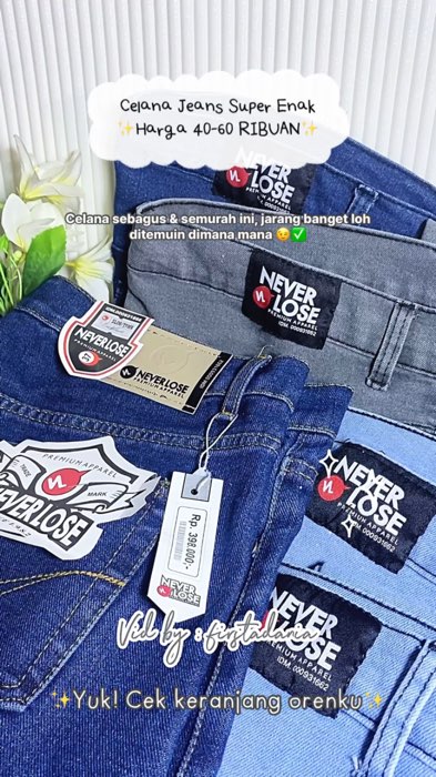 Jeans termurah & terawet💯 #ShakaTorySpill_Fashion #TermurahDiShopee #Diskon40RB #RacunShopee #jeansmurah #denim #celanajeansmurah #celanajeanspria