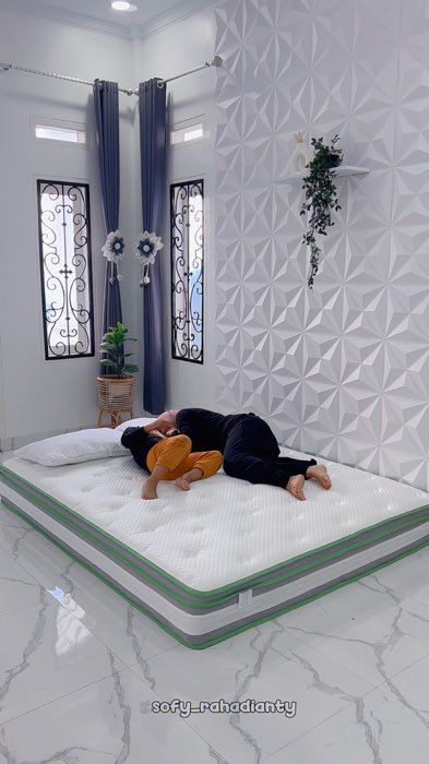 Kasur empuk,dingin dan nyaman banget #kasur#tidur#tidurnyenyak#novilla#novilla.idn