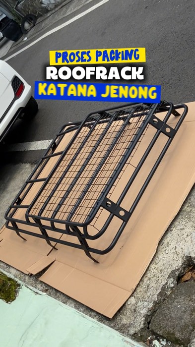 Roofrack Katana Jenong #packing #packingorders #fyp #RacunShopee #racun #murah #murahbanget #jimny #jimnykatana