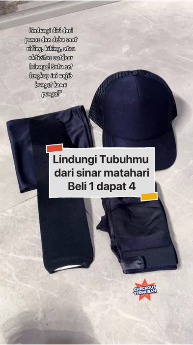 Paket hemat Buff topi sarung tangan beli 1 dapat 4 #DiskonRacunShopee #ShopeeLook #ShopeeCOD #RacunShopee #buff #4in1 #topi #sarungtangan #handgrip #b
