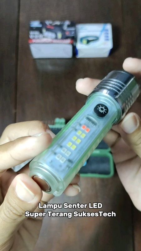 Lampu Senter LED Super Terang SuksesTech #RacunShopee #GakNyeselBeliIni #DiskonRacunShopee #Suksestech #senterpalingterang #senterledsuperterang #fyp