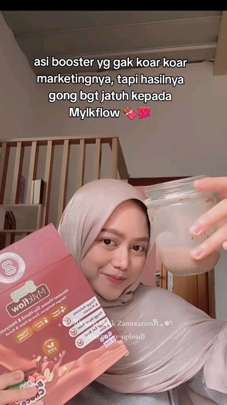 rutinin minum mylkflow asi jd deres dan kentel, mama happy #mylkflow #momuungmylkflow #susuasibooster #asibooster #momuung #beranda