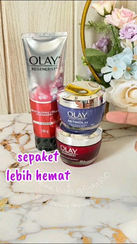 #Diskon40RB #PromoNonStop #RacunShopee #olayregenerist #olayskincare #olayretinol24 #ShopeeBeautyHaul #retinolmoisturizer #riska350