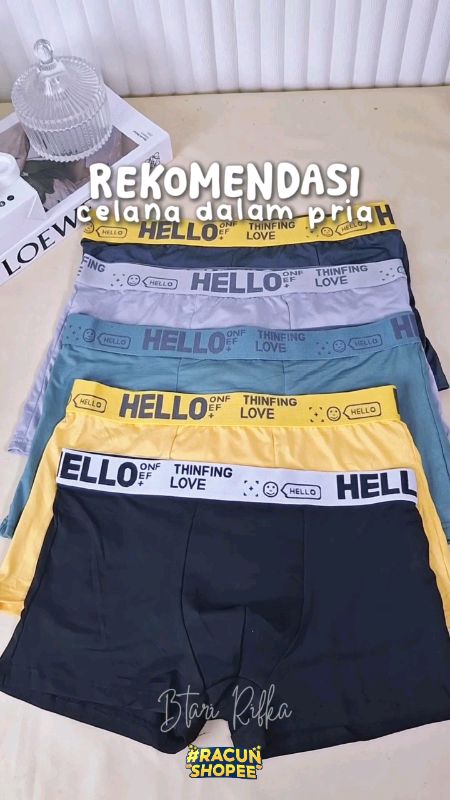 #celanadalampria #celanadalampriamurah #boxerpria #boxermurah #RacunShopee #ShopeeFashionHaul #ViralDiShopeeVideo #GratisOngkirRP0