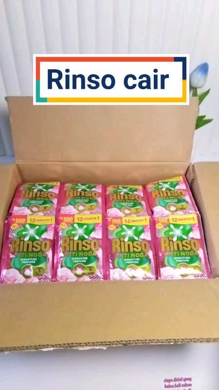 Rinso cair 1 dus #sabun #sabuncucibaju #sabuncucibajuviral #sabuncucibajumurah #sabuncucibajucair #Rinso #rinsocair #rinsocairmurah #rinsocairrenteng