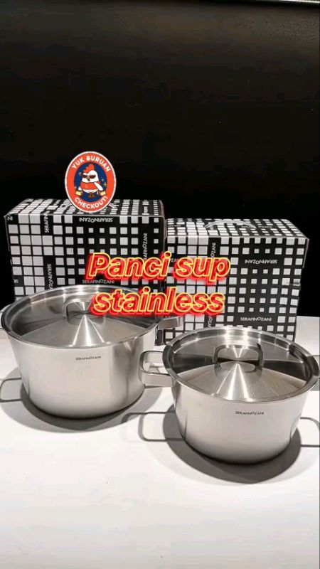 Panci sup stainless #panci #pancisup #pancisupmurah #pancimurah #ViralDiShopeeVideo #RacunShopee