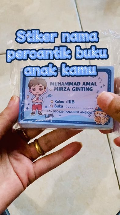 #stiker #stikernama #stikernamacustom #ShopeeLook #RacunShopee #fypツ #ShopeeCheck👉 #cod #stikercustom #stikernamaanak #stikernamabuku