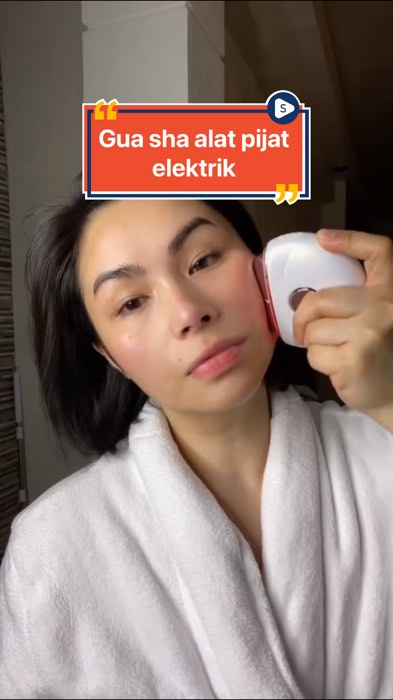 Gua sha alat pijat elektrik #guashaelectric #SpillRacunShopee #RacunShopee #ShopeeLook #gokoco #alatpijatelektrik #pijatwajah #shopeevideo #viral