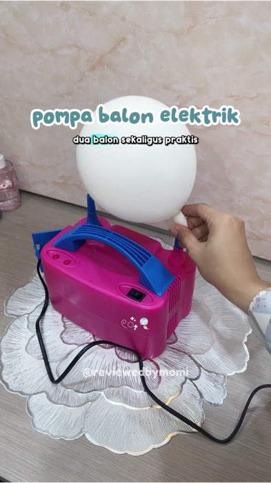 Pompa Balon Elektrik #pompabalon #pompabalonelektrik #balon #pompa #pompaelektrik #reviewedbymomi #SpillRacunShopee #GratisOngkirRP0 #balondekorasi