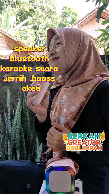 SPEAKER BLUETOOTH KARAOKE suaranya jernih ,bass oke.baca dulu sebelum membeli.#speaker#bluetoothkaraoke #shopeevidioviral #cod #adadisophee