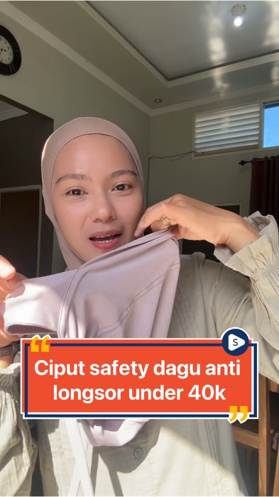 Gada lagi drama hijab longsor kalo paketnya udah ciput safety dagu dari nusseyba #sofainner #nusseybaactivewear #nuseyyba #rekomendasidalamanhijab