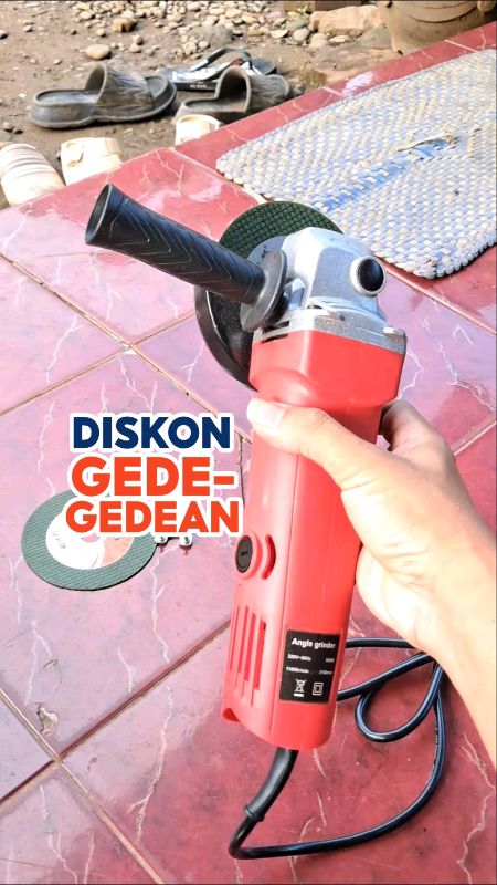 Mesin Gerinda 4 in. Promo #gerinda #gerinda4inch #mesingerindatangan #mesingerindamurah #promogerindatangan #fyp #masukberandafyp #anglegrinder #gerin