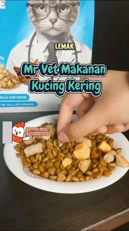 Mr Vet Makanan Kucing Kering#RacunShopee#SpillRacunShopee#ViralDiShopeeVideo#Cashback40Persen#GratisOngkirRP0#mrvetmakanankucing#MrVet