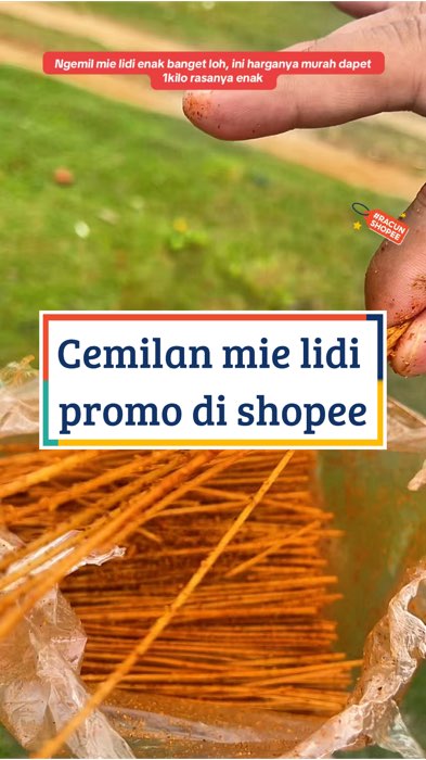 Cemilan mie lidi 1kg #cemilan #mielidi #cemilanviral #cemilanenak #DiskonRacunShopee #SpillRacunShopee #RacunShopee #gxnyeselbeliini #ShopeeLahap