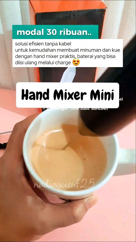 hand mixer mini#DiskonRacunShopee#SpillRacunShopee#GratisOngkirRP0#fyp#RacunShopeeCheck#ShopeeCOD#handmixer#handmixermini