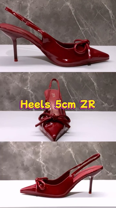 Heels mewah ready maroon & black, bisa untuk kerja atau pesta😍#heels5cmpremium #heelsmaroonpremium #heelshitampremium