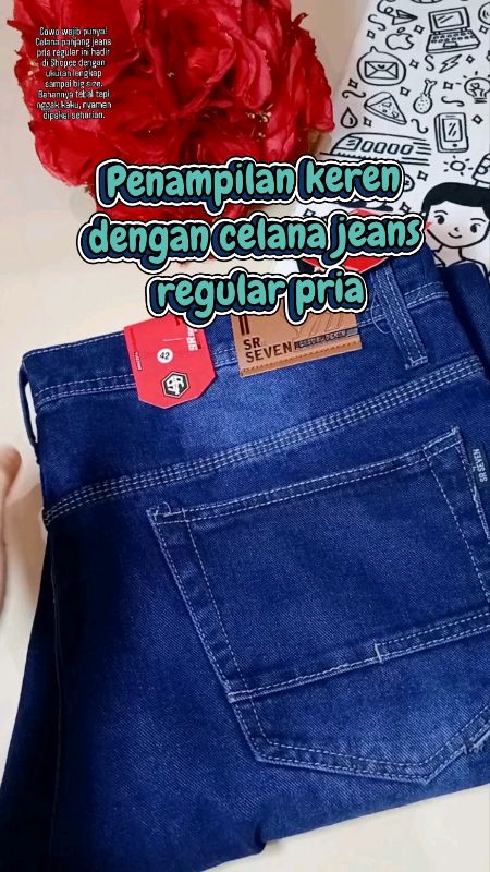 Celana jeans keren #celana #celanajeans #celanajeanspria #ViralDiShopeeVideo #RacunShopee #PromoNonStop #ShopeeCOD #GratisOngkirRP0 #termurahdishopee
