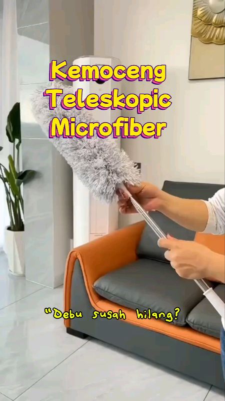 Kemoceng Teleskopic Microfiber #SpillRacunShopee #Cashback40Persen #Diskon40RB #RacunShopeeCheck #RacunShopee