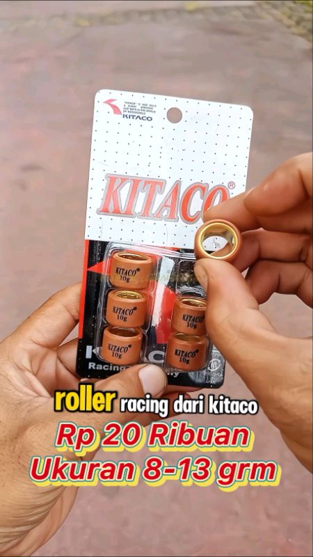 Pakai Roller Racing Kitaco ini agar Tarikan Motor jadi Ngacir dan bertenaga#roller#RollerRacing#rollermatic#rollerkitaco#rollervario#rollerbeat