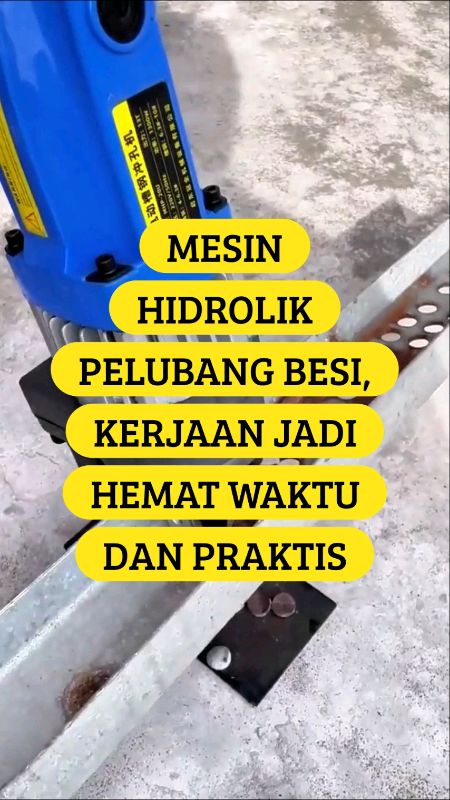 Mesin Hidrolik Pelubang Besi #mesinpelubangbesi #mesinpelubanghidrolik #mesinpelubangbaja #mesinpelubangplatbesi #alatpelubangbesiplat #puncerhidrolik