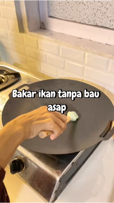 Bisa bakar ikan tanpa bau asap lagi #RacunShopee #grillpanantilengket