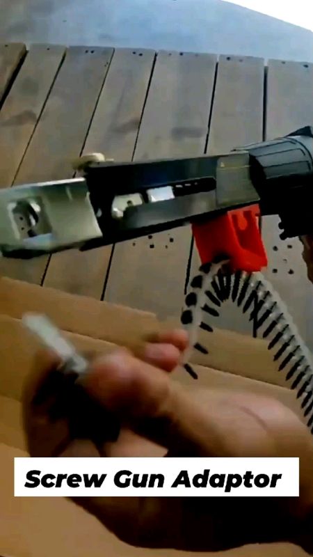 Screw Gun Adaptor. Alat rantai Skrup Otomatis #screwgun #sekrupotomatis #SekrupRantai #skruptembakotomatis #adaptorsekrup #alattukang #alattukang