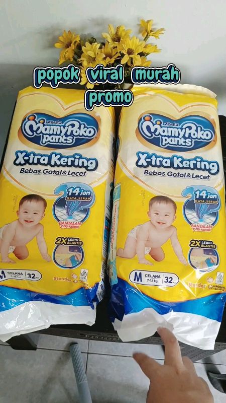 #popok #popokbayi #popokbayimurah #mamypokopants #mamypoko #mamypokomurah #RacunShopee #GratisOngkirRP0 #ViralDiShopeeVideo #PromoNonStop #Diskon40RB