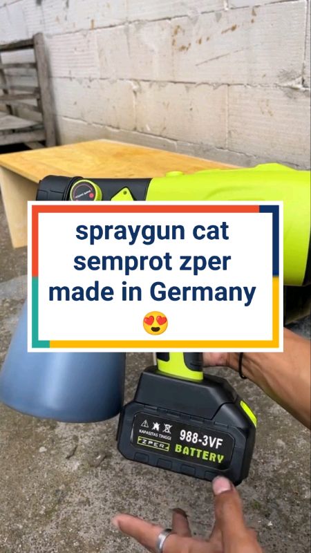 spraygun cat semprot made in Germany #ViralDiShopeeVideo #GakNyeselBeliIni #PromoNonStop #RacunShopee #RacunShopeeCheck #ShopeeLook