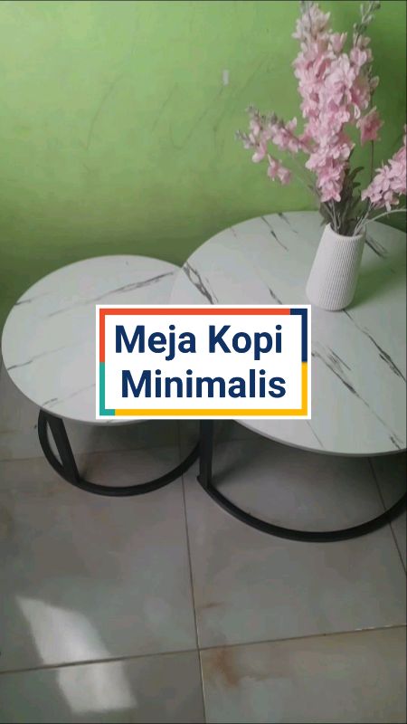 Meja kopi set #RacunShopee #PromoNonStop #DiskonRacunShopee #mejaaesthetic #mejakopi #mejaruangtamu #mejaminimalis