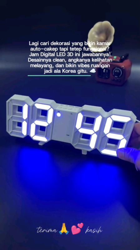 jam dinding Digital Led #RacunShopee #SpillBawaBerkah #GratisOngkirRP0 #DiskonRacunShopee #jamdindingaesthetic #jamdindingdigital #jamdindingunik