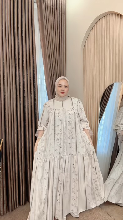 Leony dress#gamismurah #shopeevideo #shopeevideofeed #gamislebaran #gamiskekinian #gamisrayonpremium #ootd
