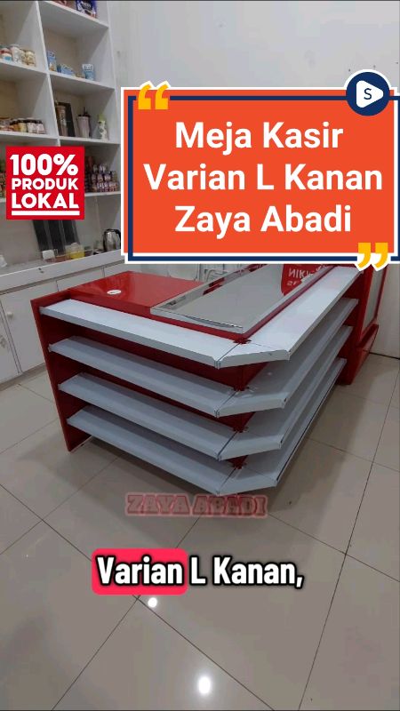 Lengkapi Toko kamu biar lebih Rapih dan Modern seperti Minimarket Alfamart dan Indomart #mejakasir #MejaMinimarket #mejawarung #mejatoko