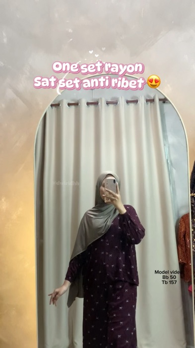 #oneset #onesetkekinian #onesetmurah #bajulebaran #bajuwanita #DiskonRacunShopee #GratisOngkirRP0 #gratisongkir #murah #cod #fyp #OOTDFashionShopee