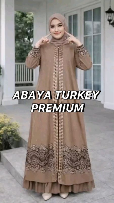 ABAYA TURKEY PREMIUM #fyp #RacunShopee #TermurahDiShopee #ViralDiShopeeVideo #abaya
