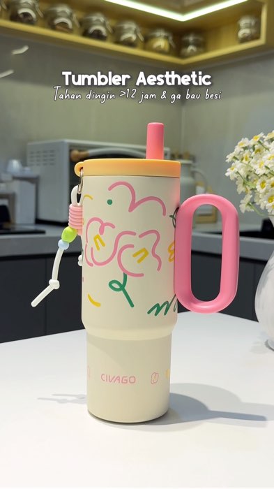 Tumbler lucu muat banyak air minum. #tumbler #tumbleraesthetic #tumblertahandingin #tumblerantitumpah #tumblerlucu