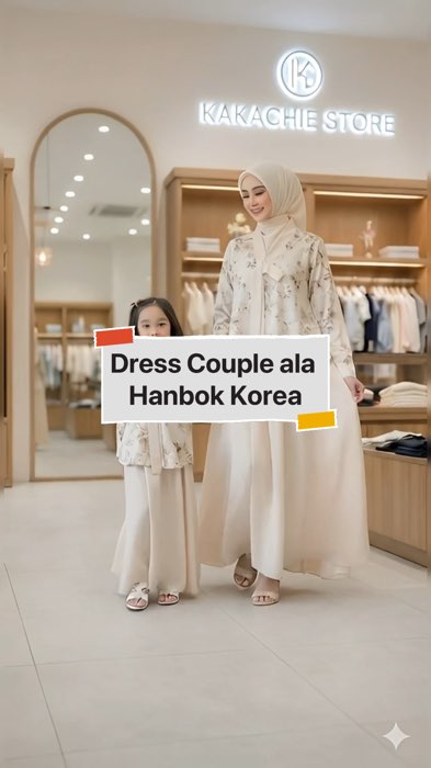 Rekomendasi dress lebaran 2026 ala hanbok korea #dresshanbok #dressalahanbok #dresskoreanstyle #dresscouple #dressibuanak