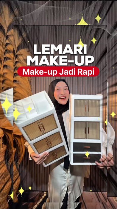Checkout di Kranjangku Disc 10%🛒 #lemarimakeup #meja rias #penyimpananmakeup #organisermakeup #perlengkapanwanita #kamarcantik #shopeevideo #belanja