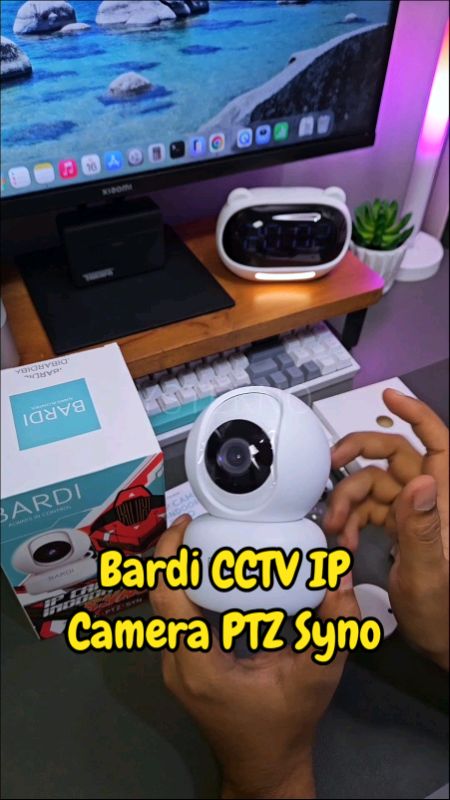 Bardi CCTV IP Camera PTZ Syno #bardicctv #bardisyno #bardiptz #cctvptz #cctvipcam #cctvpantaulewathp #RacunShopee #GratisOngkirRP0 #ystekno