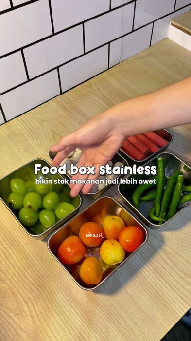 #foodcontainer #foodboxstainles #foodpreparation #wadahpenyimpanan #wadahpenyimpanankulkas #wadahbumbu ##wadahbawang
