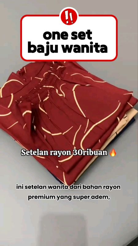 #onesetwanita #onesetmurah #onesetrayon #favoritciwiciwi #yukcekoutsekarang #trendingnow #RacunShopee #fyp
