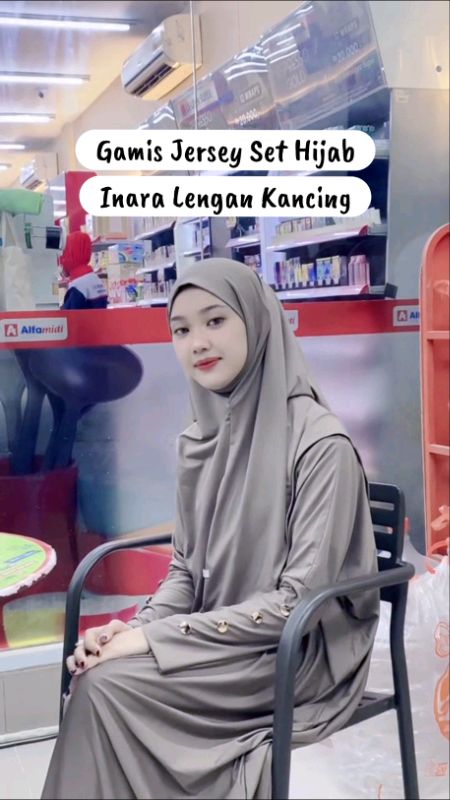 Rekomend buat baju santai, buat ke pengajian, kondangan, dan lain-lain. Bahan adem cakep puwooool😍🥰 #gamissethijabjersey #gamisjerseysethijab #gamis