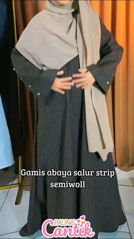 #fyp #ShopeeVideo #ShopeeFashion #GamisViral #AbayaViral #GamisAbaya #AbayaSalur #SemiWollPremium #BusuiFriendly #OOTDMuslimah