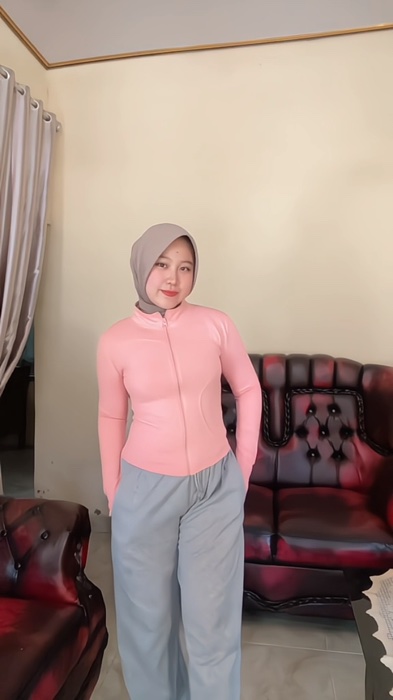 Biar lebih semangat olahraga nya pake jaket ini aja #jaketuv #racunshopeee