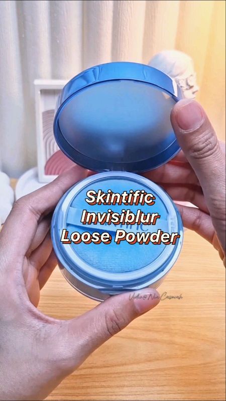 Setting Powder Foundation✨️#skintific #skintificloosepowder #settingpowder #loosepowder #SpillRacunShopee #ShopeeBeautyHaul #DiskonShopeeVideo
