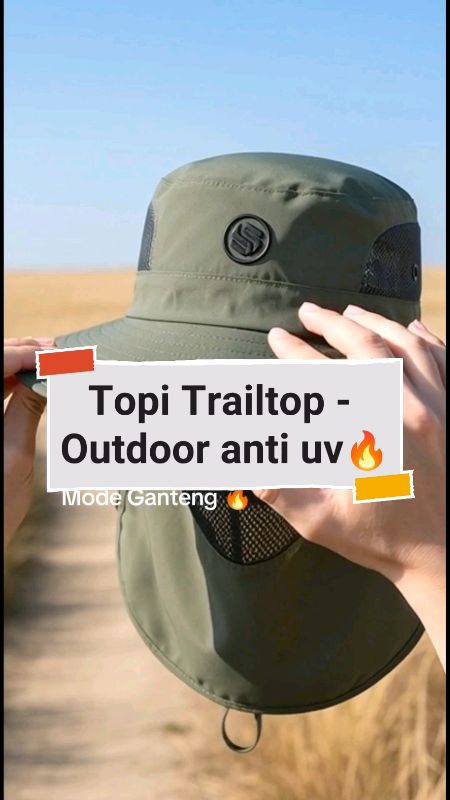 Topi Ke kebun Outdoor #topioutdoor #topitrailrunning #topigunung #topiantipanas #ShopeeLook #SpillBawaBerkah #shopeec #topiviral #topomurah #topiviral
